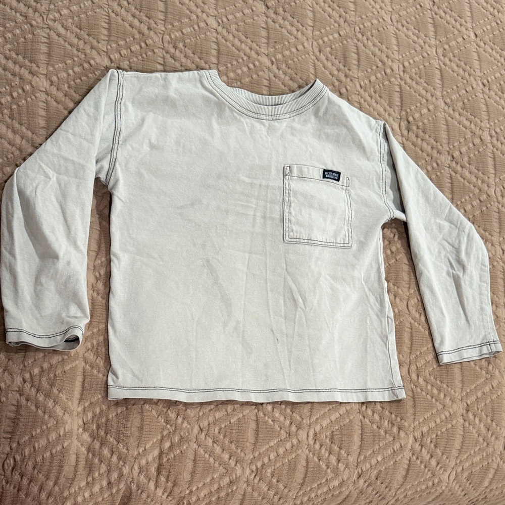 Classic cream Kids Long Sleeve Shirt
